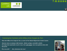 Tablet Screenshot of campinggorgesdutarn.com