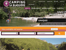 Tablet Screenshot of campinggorgesdutarn.fr